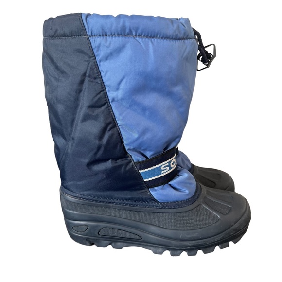 Sorel Lia Blue Snow Command Insulated Boots Youth Size 6 - Picture 1 of 13